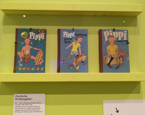 drei Pippi-Langstrumpf-Bücher aus den Siebzigern