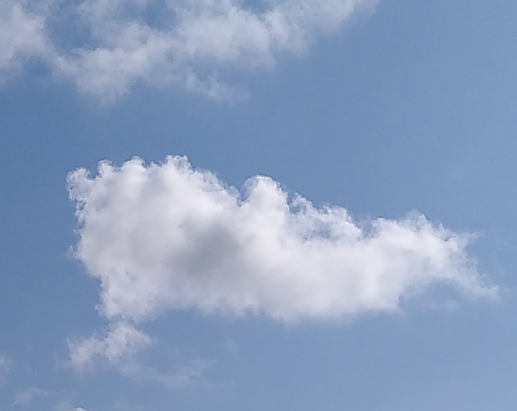 Photo von einer Wolke - picture of a cloud
